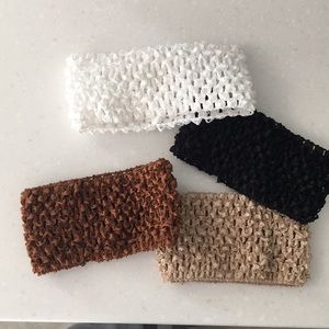 Four Stretchy Headbands